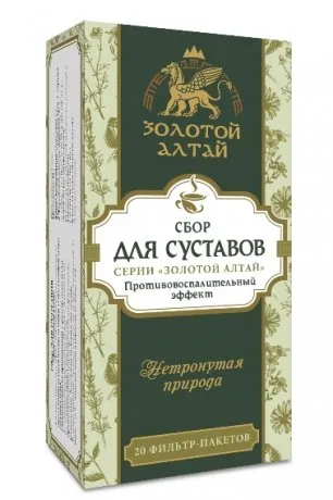 Золотой Алтай Сбор для суставов, фиточай, 1.5 г, 20 шт.